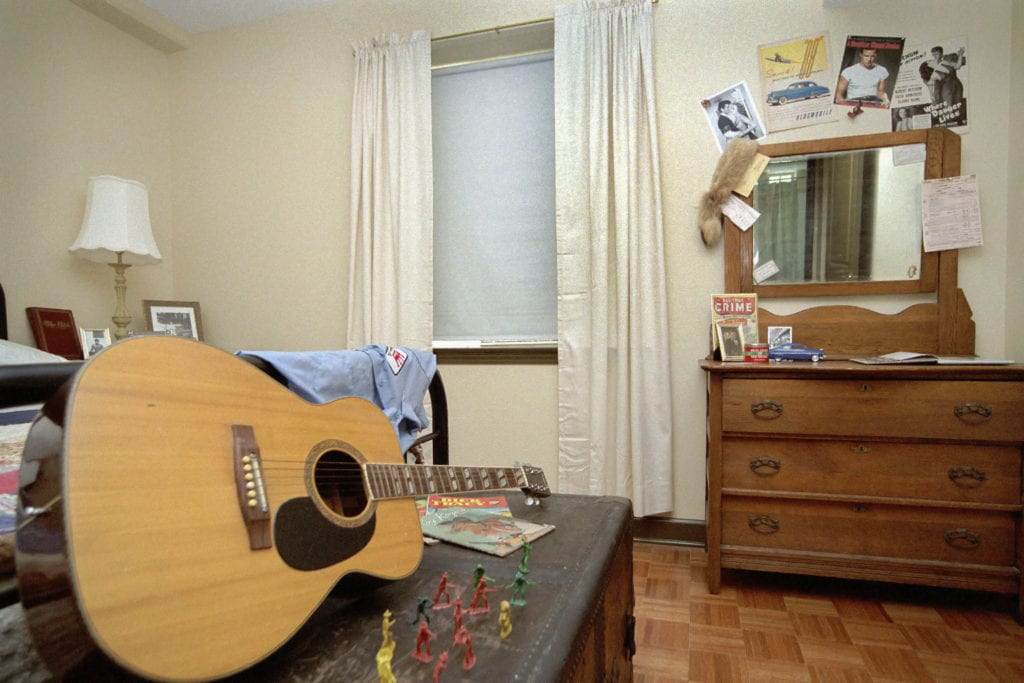 Apartamento onde Elvis Presley morou durante a adolescência, em Lauderdale Courts, Memphis