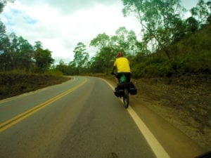 Estrada Real de bike para Catas Altas, Minas Gerais