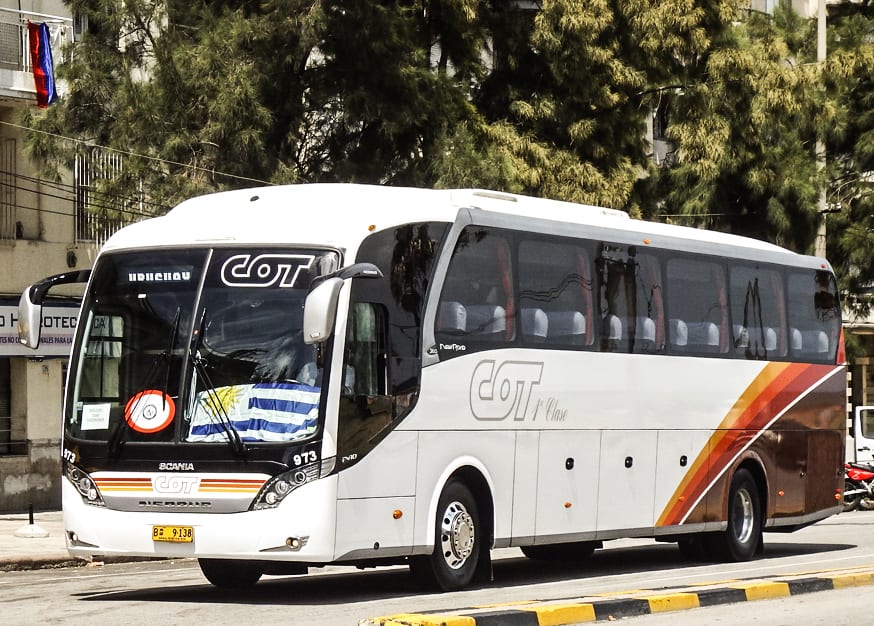 COT, Copsa e Rutas del Sol são as principais companhias rodoviárias do Uruguai