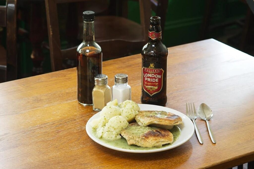 Goddards at Greenwich é o melhor lugar para comer comida típica inglesa barata em Londres