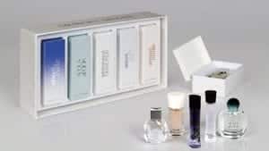 Miniaturas de perfume podem ser levadas sem problemas durante as viagens, mesmo na mala de mão