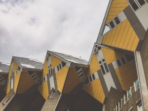 Casas cúbicas em Rotterdam, Holanda