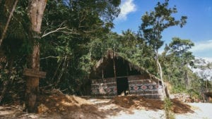 Reserva do Tupé, onde moram alguns membros da tribo Dessana