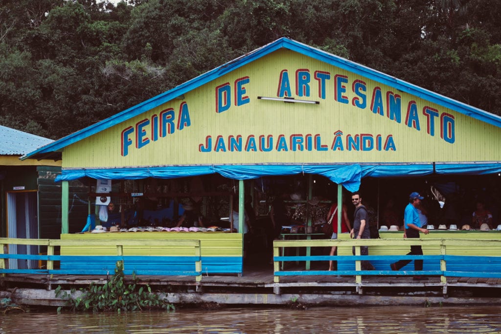 Feira de artesanato Janauarilândia, Amazonas, Brasil