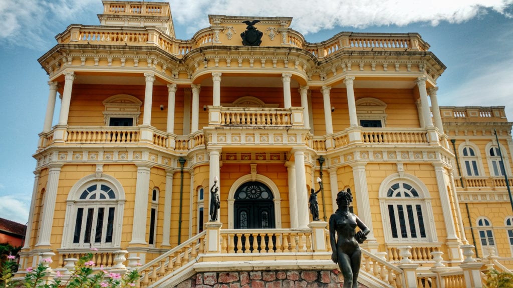 O Palácio Rio Negro foi sede do Poder Executivo e residência oficial do governador do Amazonas