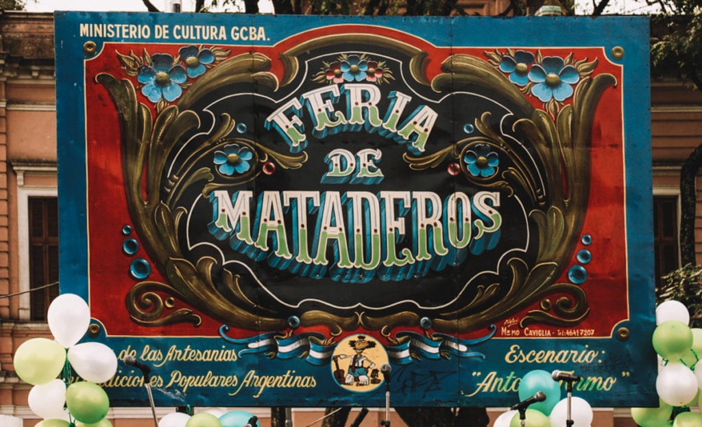 Feira de Mataderos, uma das mais conhecidas em Buenos Aires, Argentina