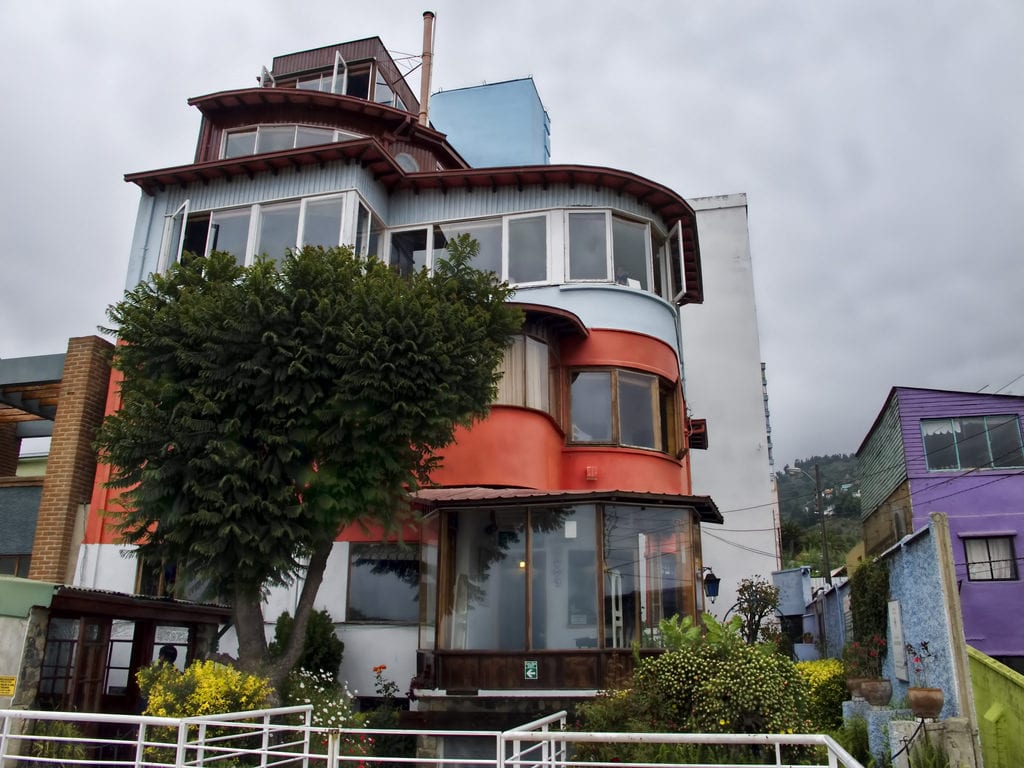 La Sebastiana, a casa do poeta Pablo Neruda em Valparaíso, Chile