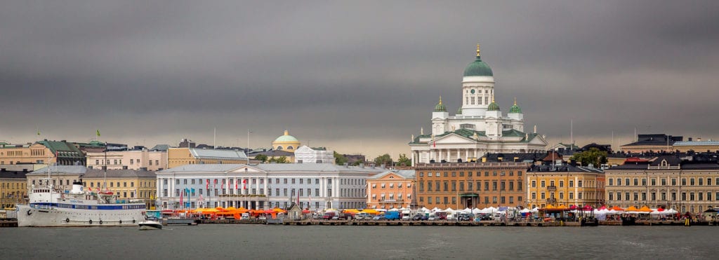 Vista panorâmica de Helsinque, na Finlândia. Mochilão pelos países bálticos, Finlâdia e Rússia por menos de 5 mil reais