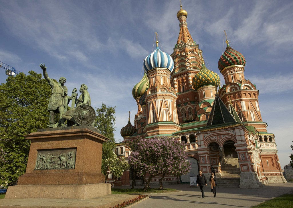 Catedral de São Basílio, em Moscou, Rússia