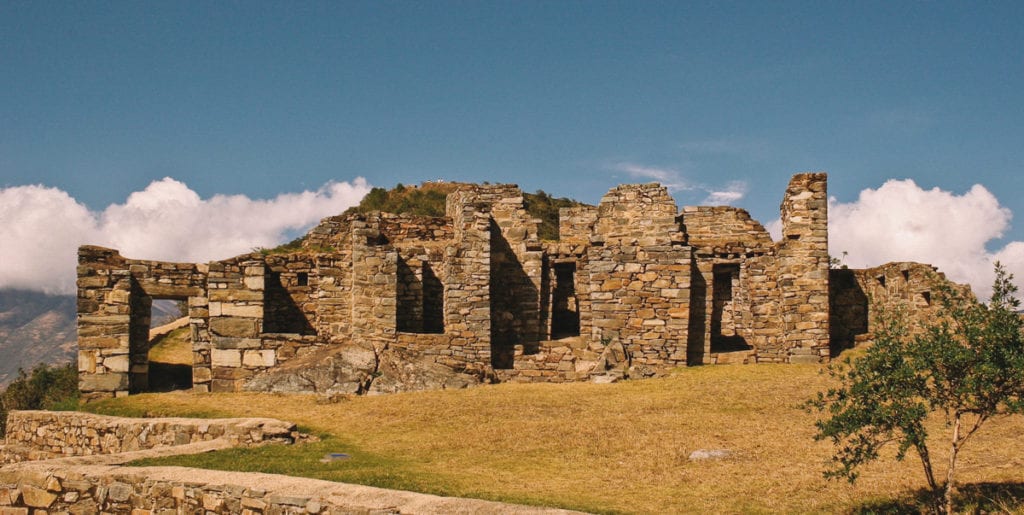Choquequirao é uma das cidades Incas do Peru