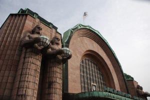 Estação Central de Helsinque, onde o nosso roteiro começou