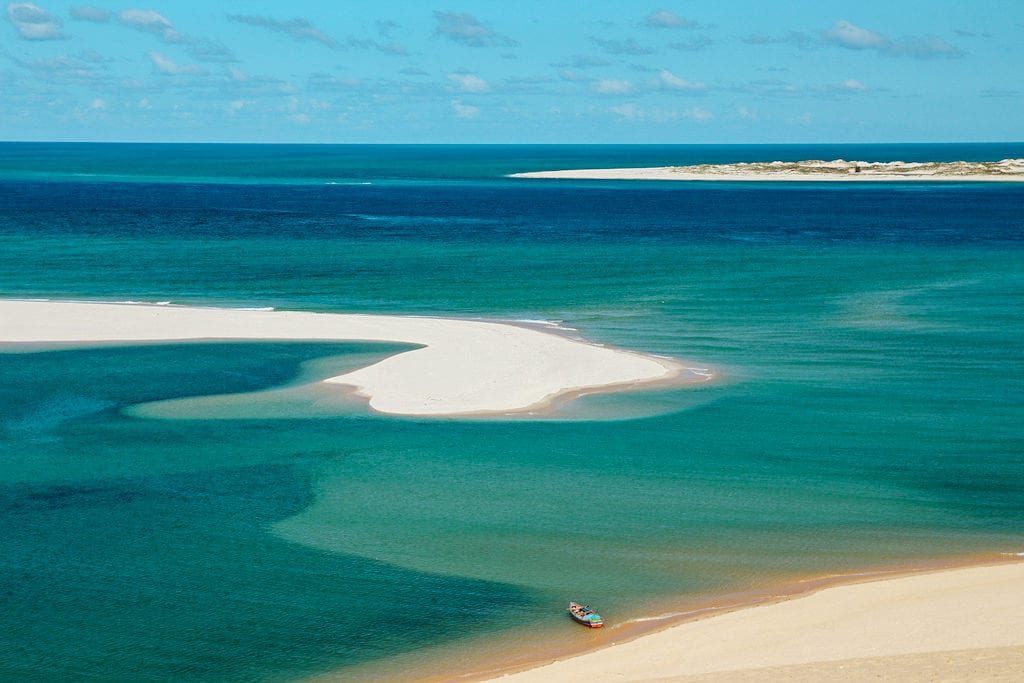 Mar de Bazaruto, em Moçambique, África