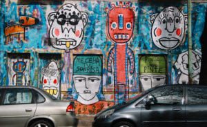 Grafites e outras expressões de arte urbana em Palermo, Buenos Aires