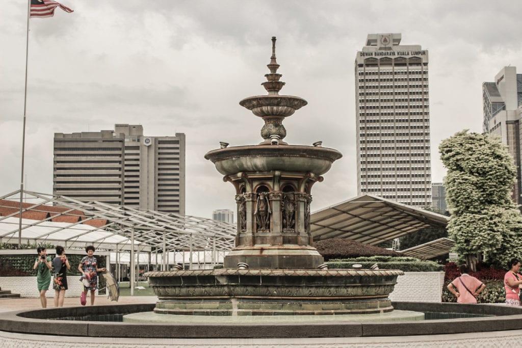 Merdeka Square ou Dataran Merdeka, em Kuala Lumpur, Malásia, sudeste asiático