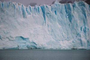 Navegação até Perito Moreno, na Argentina