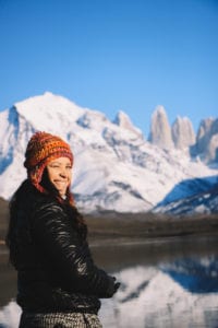 Gisele no Full Day Tour Torres del Paine, no Chile