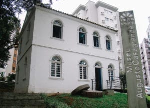 Fachada do Museu Augusto Casagrande, em Criciúma, Santa Catarina