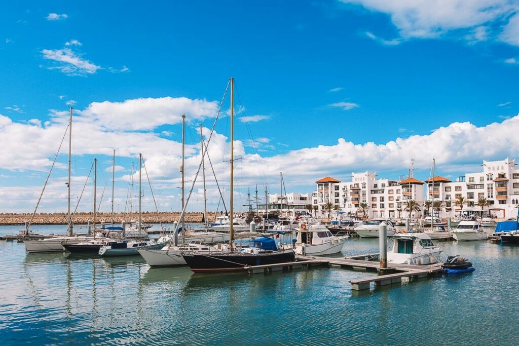 Agadir é perfeita para passeios de barco e esportes aquáticos