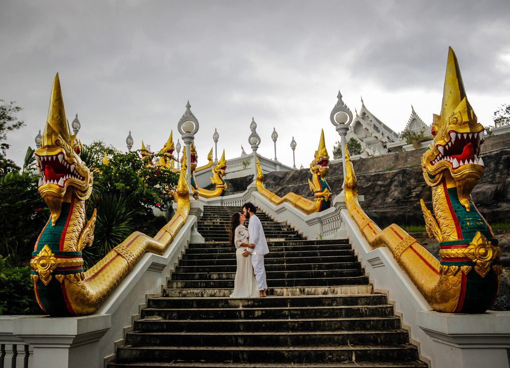 Casamento budista em Krabi, na Tailândia