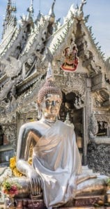 Wat Sri Suphan, o Temple de Prata em Chiang Mai, na Tailândia