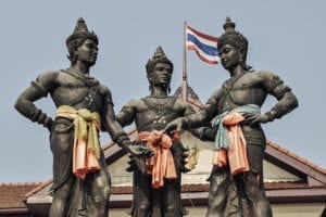 Três Reis, Chiang Mai, Tailândia