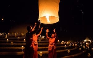 Yi Peng, Festival das Lanternas em Chiang Mai, Tailândia