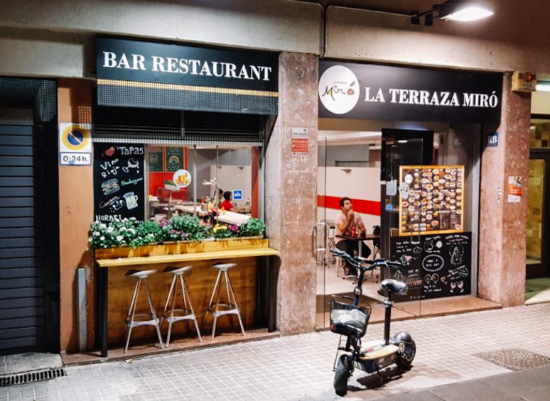 La Terraza Miró, opção para comer bem e barato em Barcelona próximo ao Parque Joan Miró