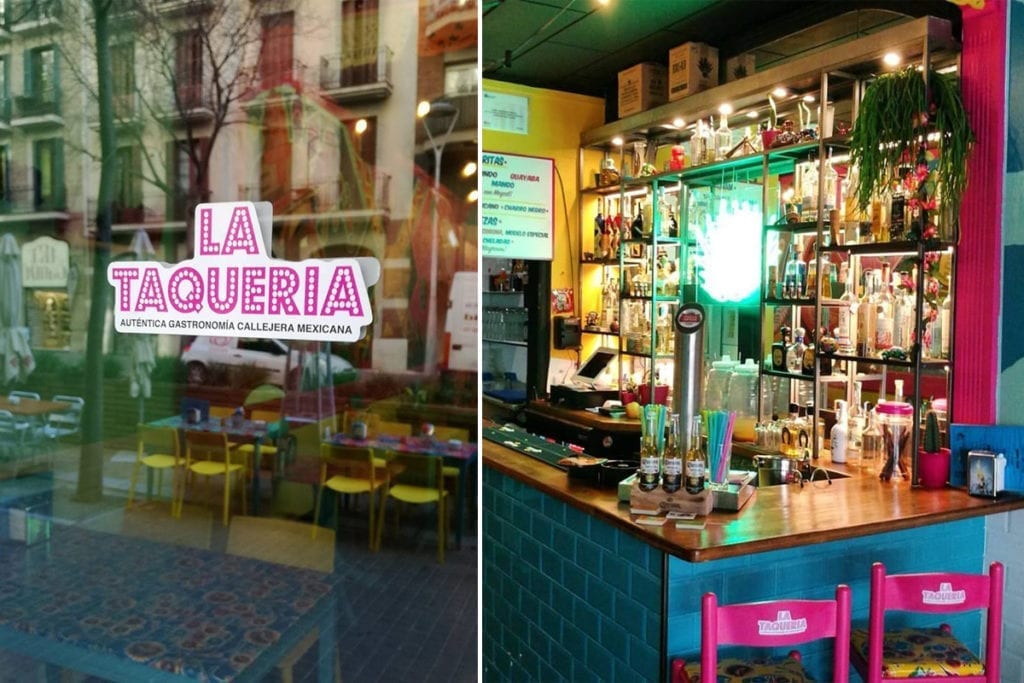 La Taqueria, opção de restaurante para comer bem e barato em Barcelona próximo à Igreja Sagrada Família