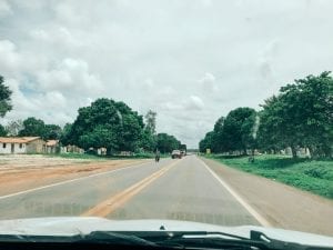BR-135, próximo a Cachucha, uma das principais estradas do Maranhão