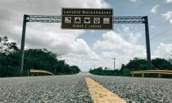 BR-402 entre São Luís e Barreirinhas, Maranhão