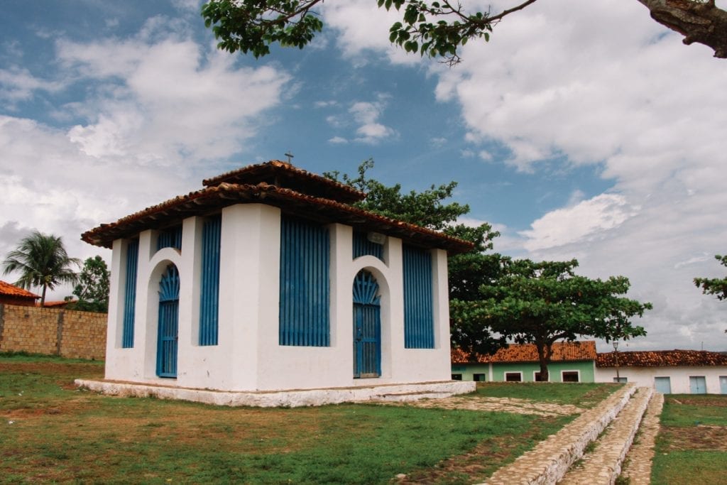 Capela das Mercês, em Alcântara, Maranhão