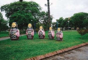 Matrioskas em San Javier, Uruguai