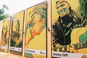 Murais de artistas consagrados no Museu do Reggae em São Luís do Maranhão