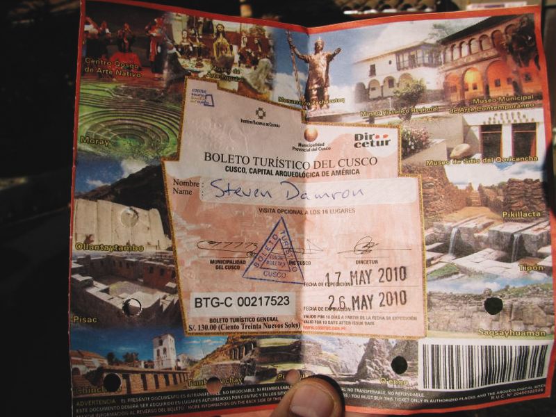 Bilhete Turístico de Cusco: informações atualizadas.