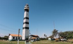 Farol de Mandacaru, visitado durante o passeio pelo Rio Preguiças, no Maranhão