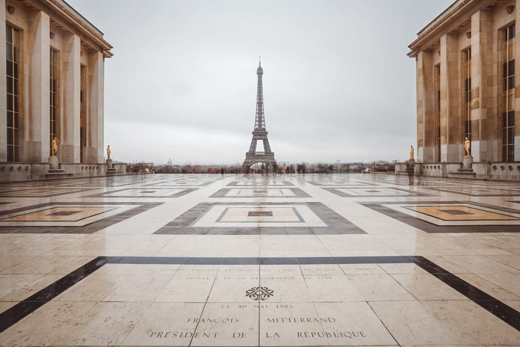 Praça do Trocadéro, o melhor de todos os lugares para ver a Torre Eiffel de graça em Paris