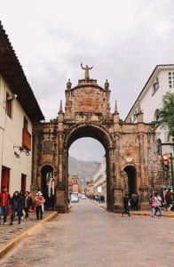 Arco Santa Clara, Cusco, Peru