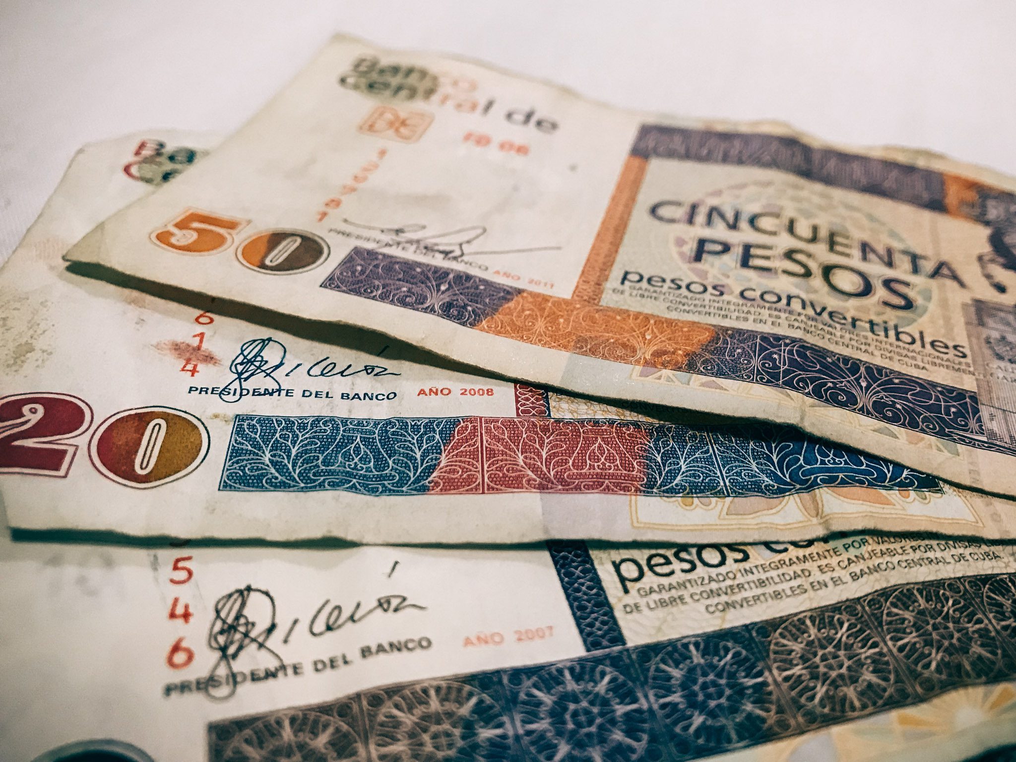Dinheiro em Cuba: pesos convertíveis, ou, CUC