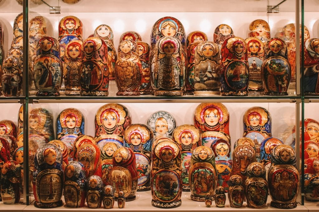 Onde comprar matrioskas em São Petersburgo, Rússia