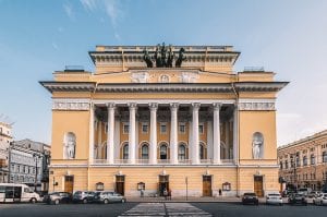 Teatro Alexandrinsky, em São Petersburgo, Rússia