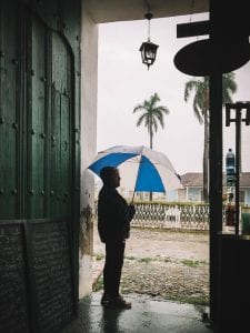 Dia chuvoso em Trinidad, Cuba