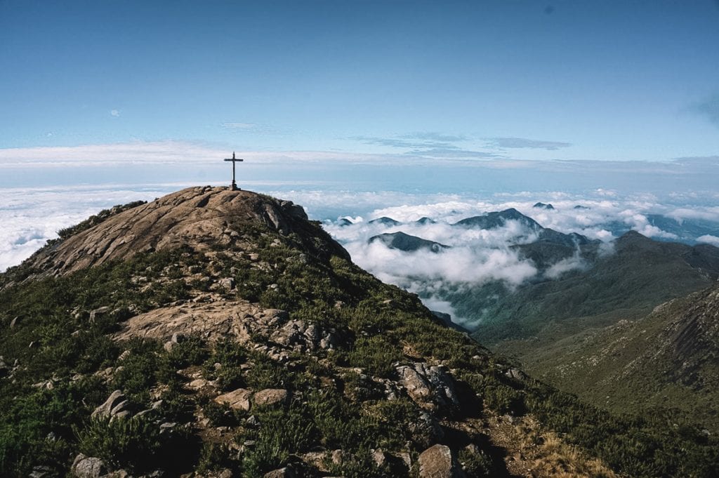 Pico da Bandeira, no Parque Nacional do Caparaó, divisa dos estados de Minas Gerais e Espírito Santo