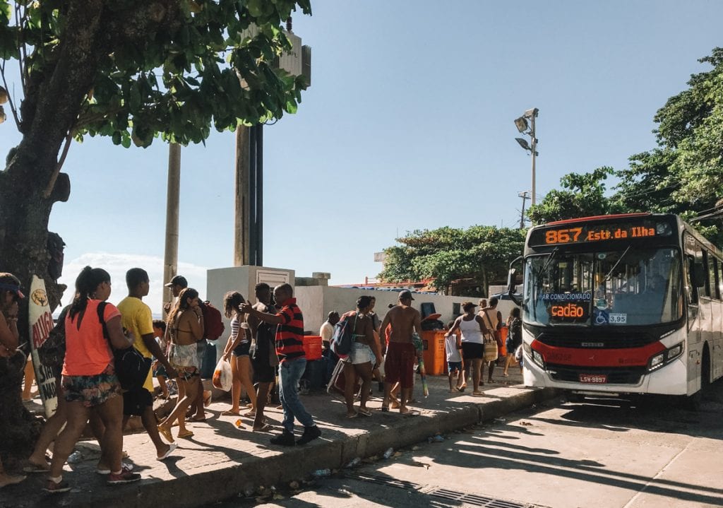 Como chegar às praias desertas do Rio de Janeiro de ônibus