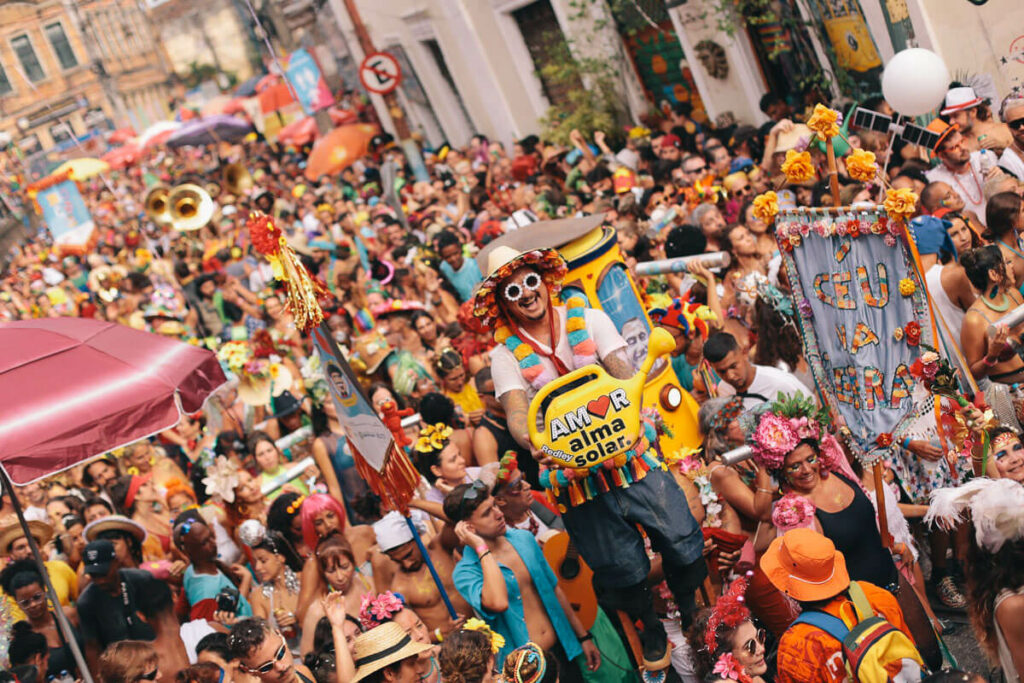 Céu na Terra, bloco de carnaval em Santa Teresa, Rio de Janeiro