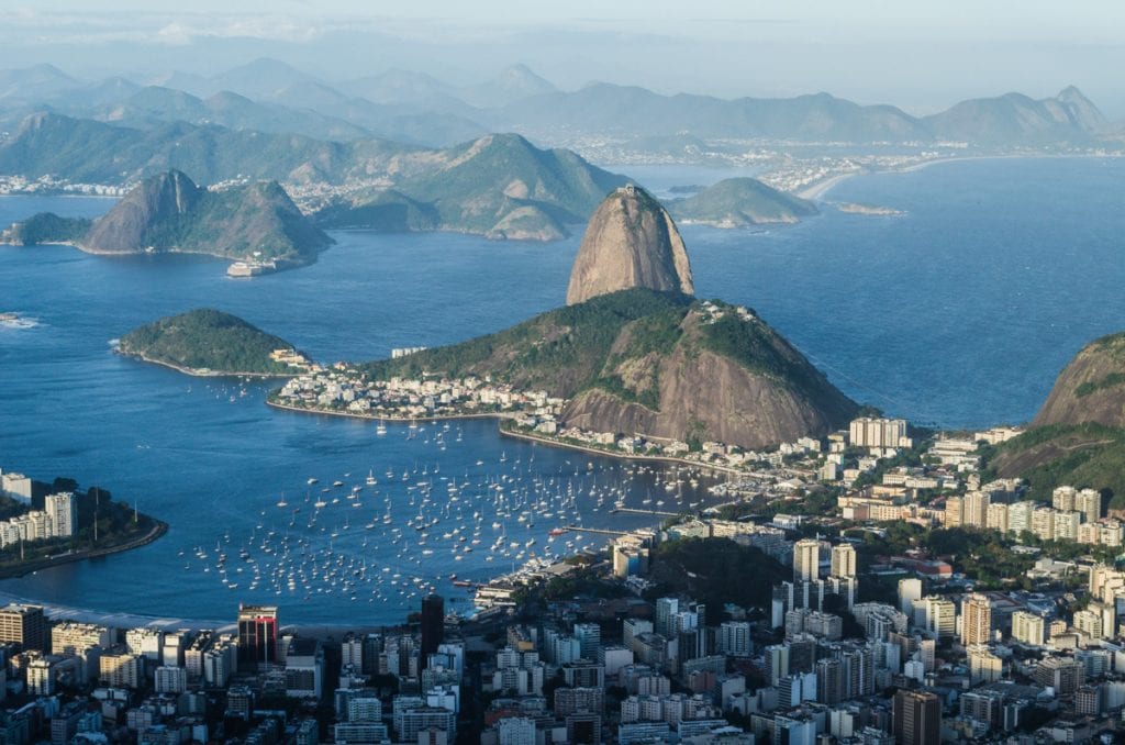 Vista do Mirante Dona Marta, passeio gratuito no Rio de Janeiro