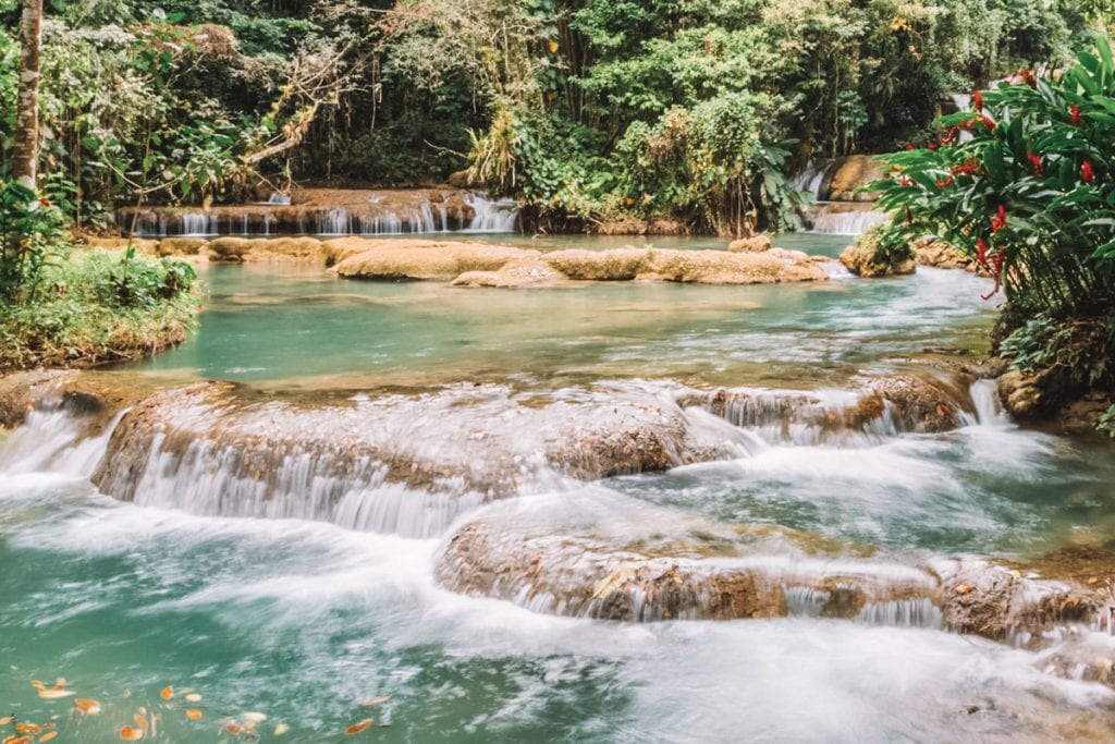 Piscinas naturais das YS Falls, Negril, Jamaica
