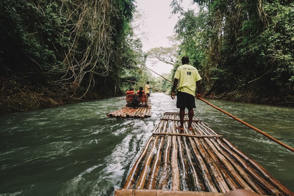 Rafting Martha Brae River, Montego Bay, Jamaica