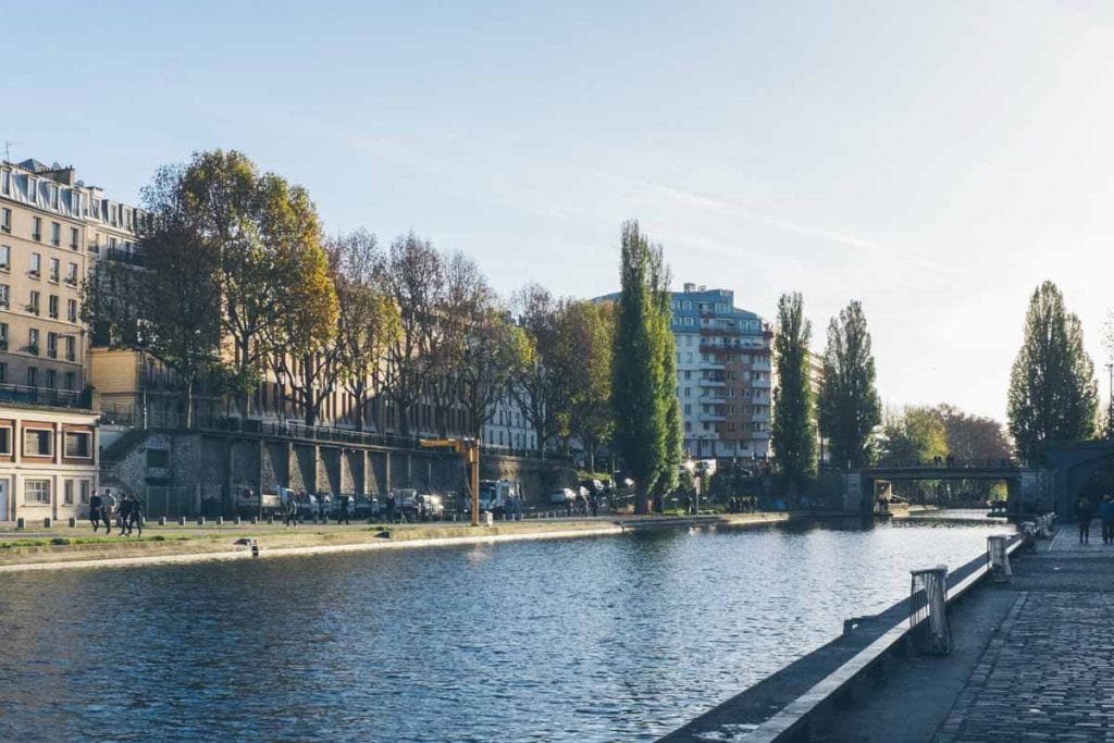 Canal Saint-Martin, Paris, França