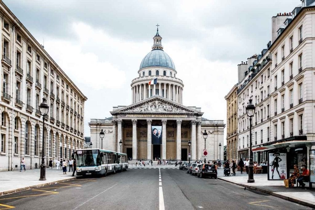 Pantheon, no 5º arrondissement de Paris, França