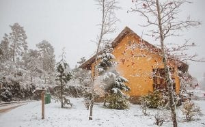 Neve na região da Serra do Rio do Rastro, em Bom Jardim da Serra, Santa Catarina
